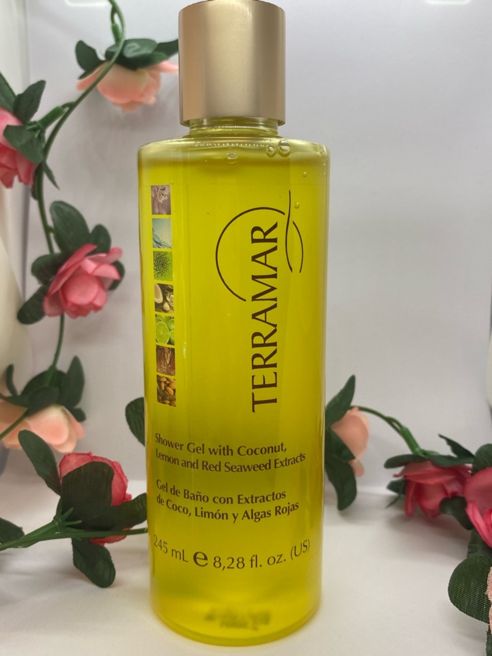 Terramar Yellow Shower Gel with Coconut & Lemon Extracts